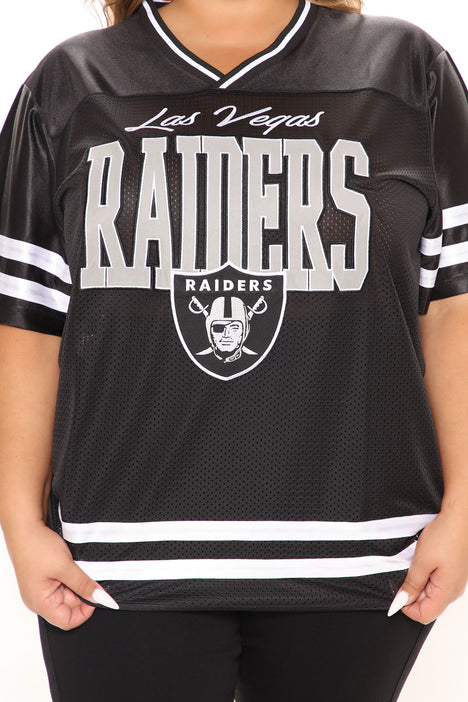 NFL Raiders Jersey Tee - Grey/combo, Fashion Nova, Screens Tops and  Bottoms