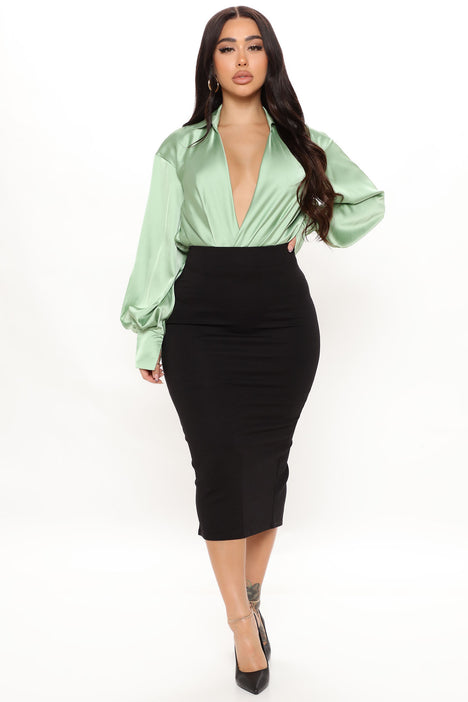 Pencil skirt fashion nova discount