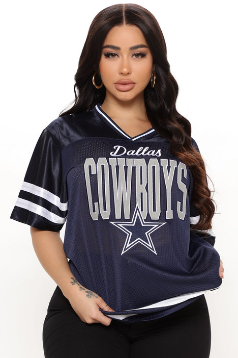 NFL Ain t No Rookie Cowboys Mesh Top Navy