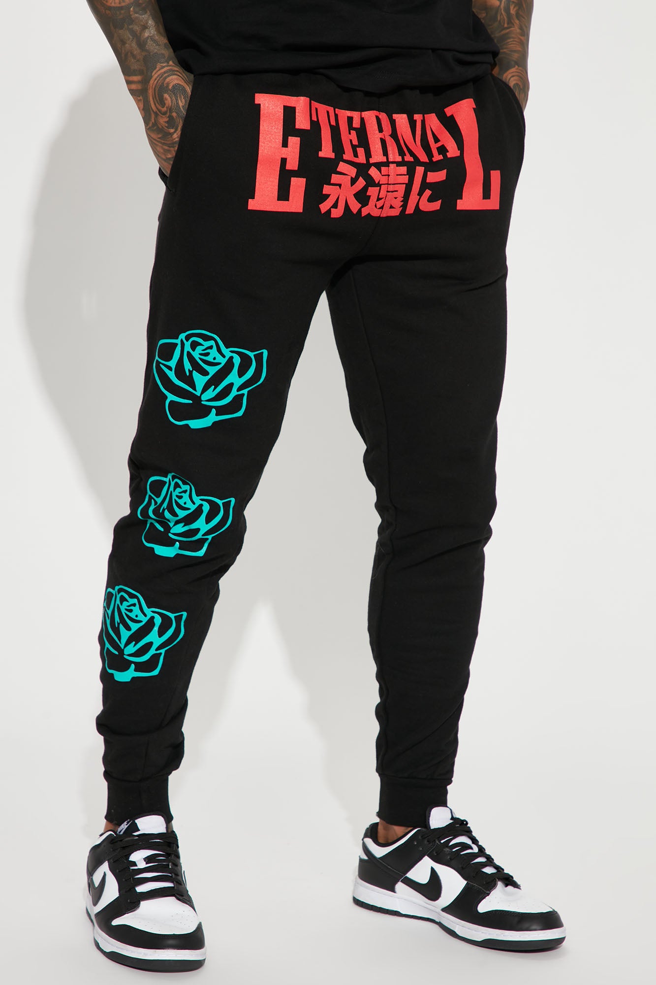 Rose joggers top