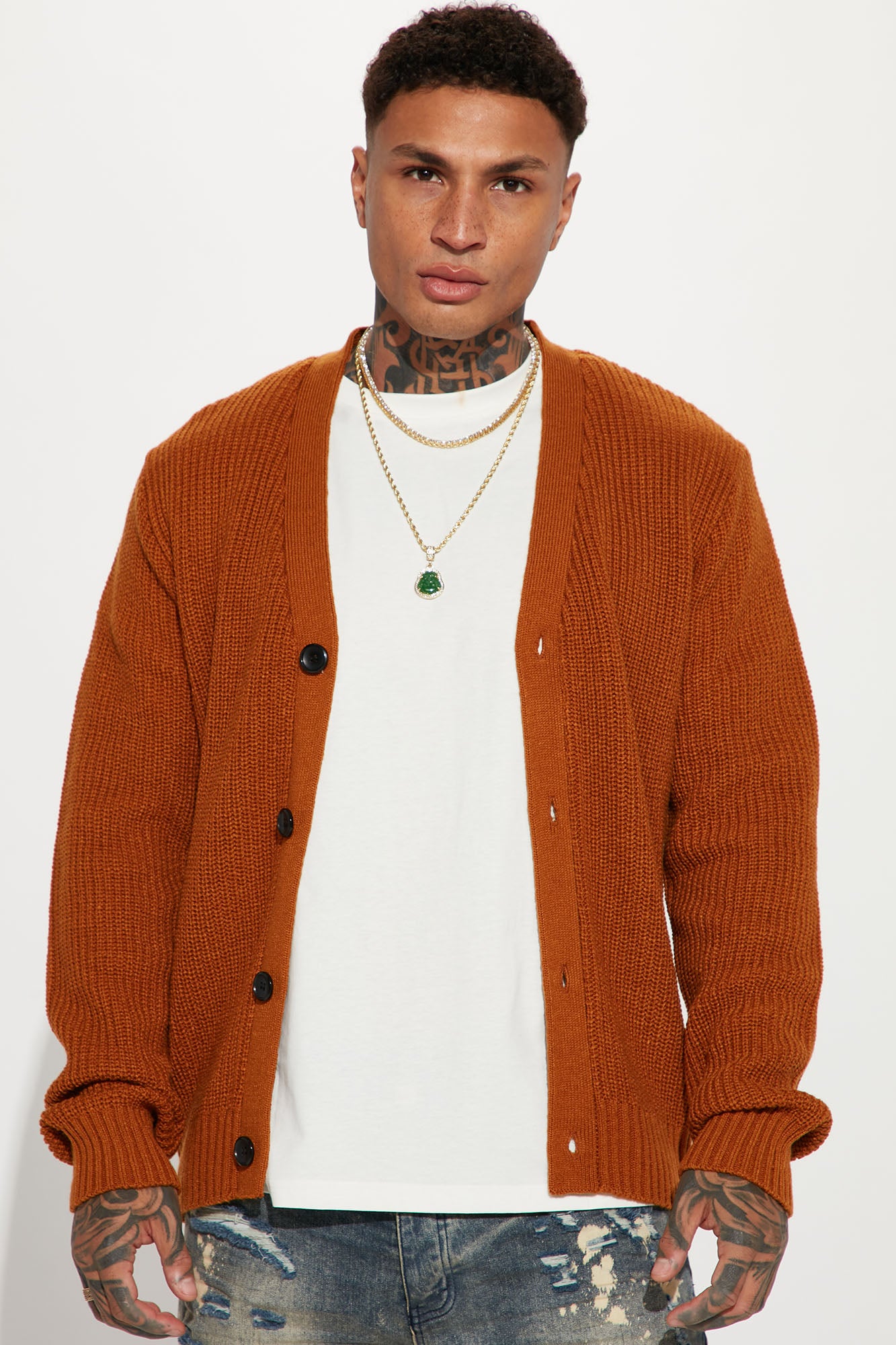 What to wear new arrivals with orange cardigan