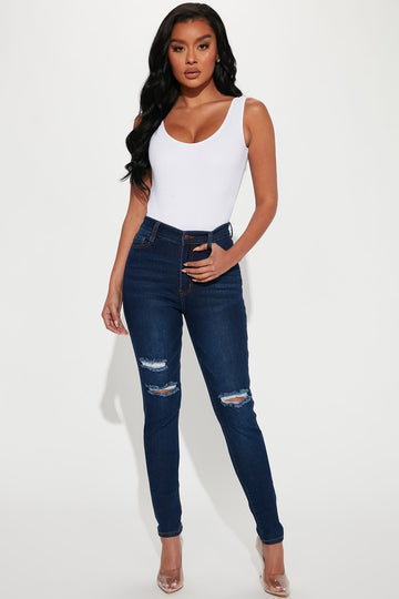 Eva Super Soft Curvy Skinny Jean Dark Fashion Nova Jeans