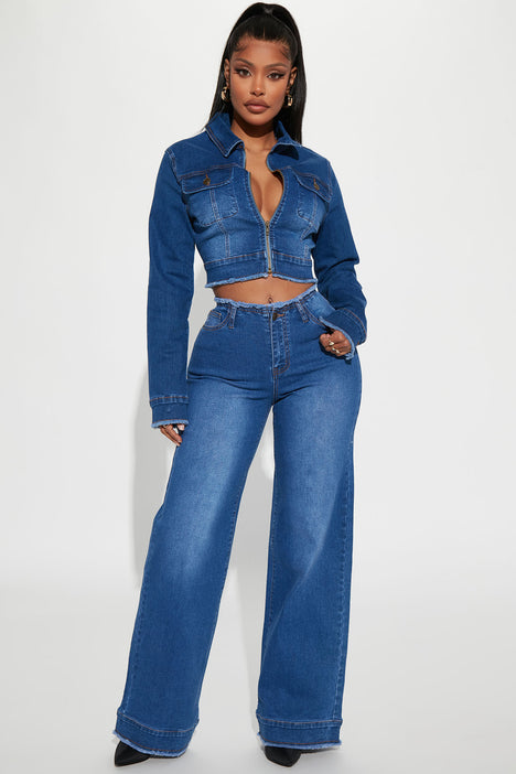 Cut off shop denim jacket womens
