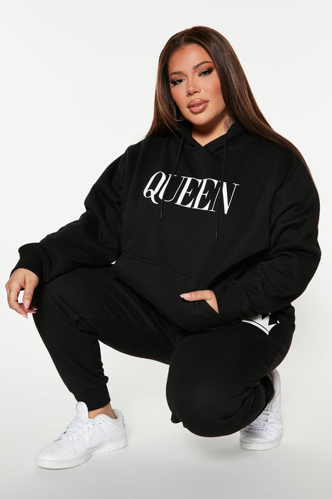 Queen hoodie black clearance