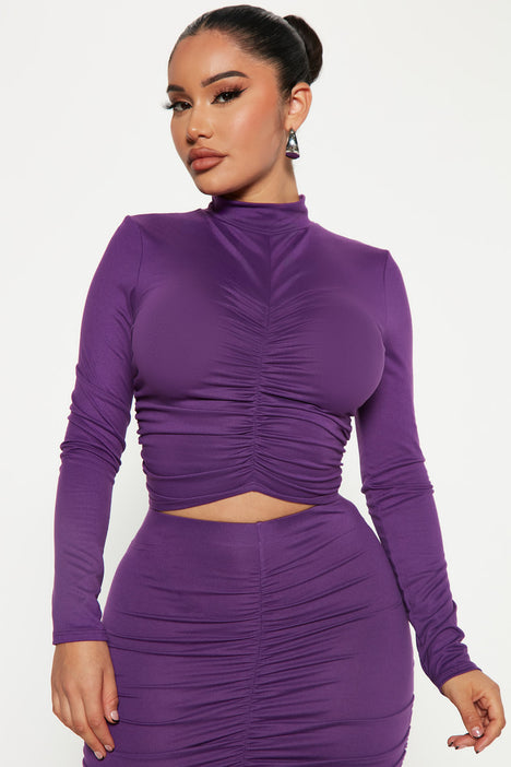 Ruched skirt fashion sales nova