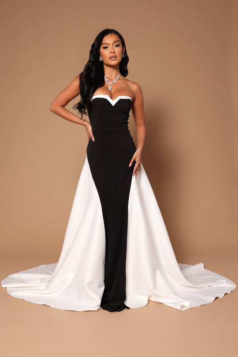 Violet Plunging V Neck Tulle Gown - Black | Fashion Nova, Luxe | Fashion  Nova