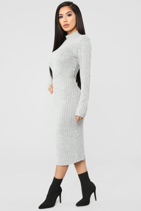 Fashion nova white sweater dress store