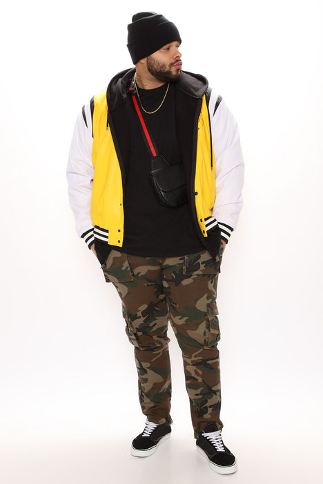 Yellow camo pants new arrivals fashion nova