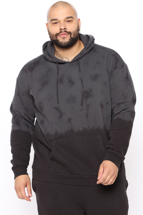 Crystal Dip Hoodie Black