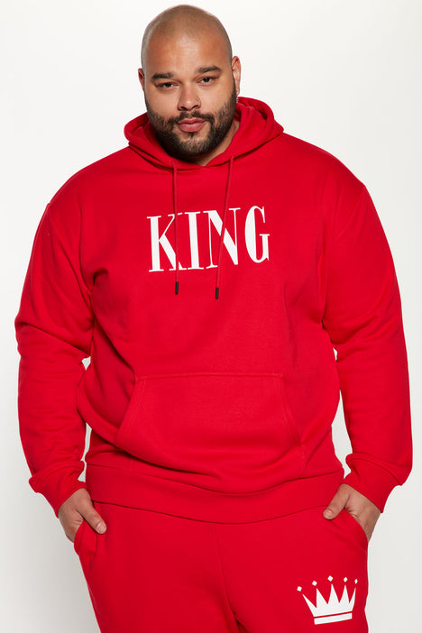 Red king cheap and queen hoodies
