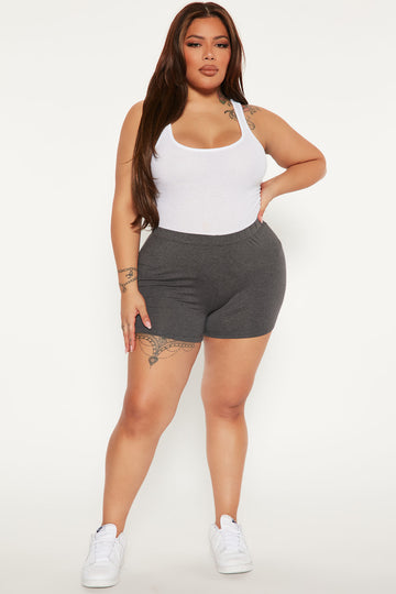 Plus Size High Waisted Shorts Comfy Curvy Fashion Nova