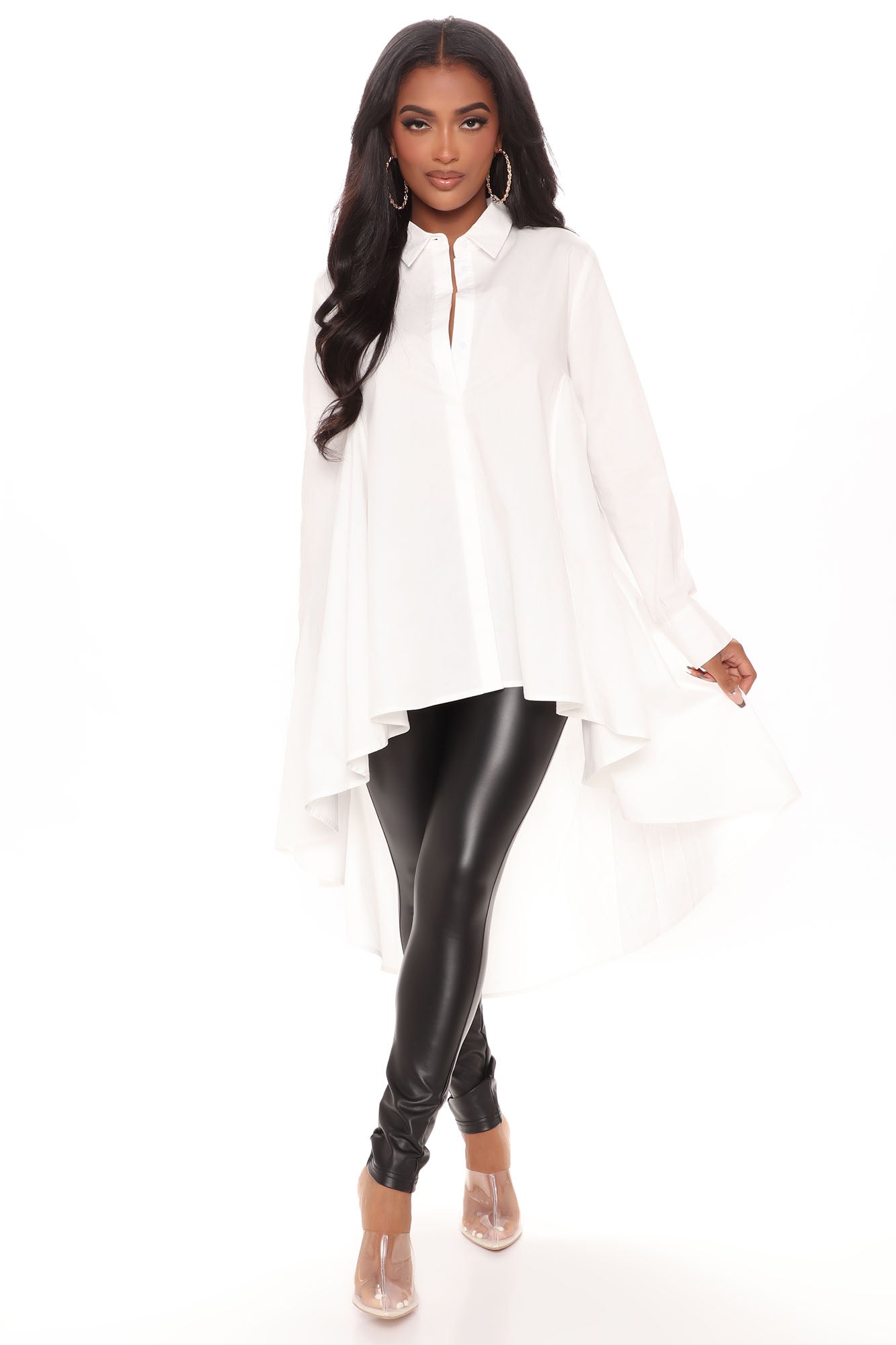 Fashion nova deals high low top