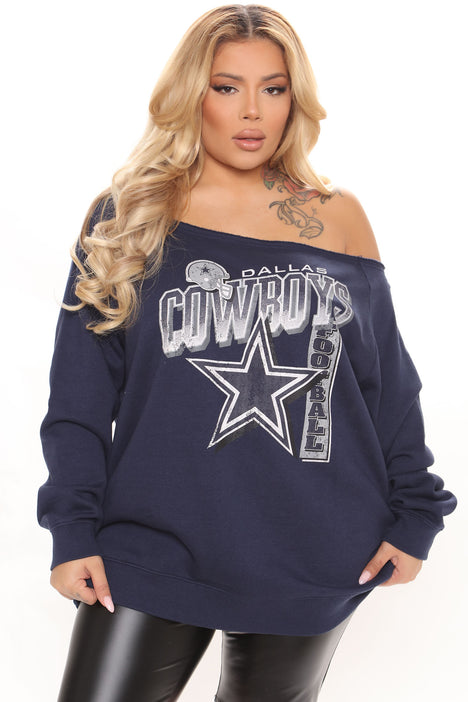 Off the shoulder hot sale dallas cowboys shirt