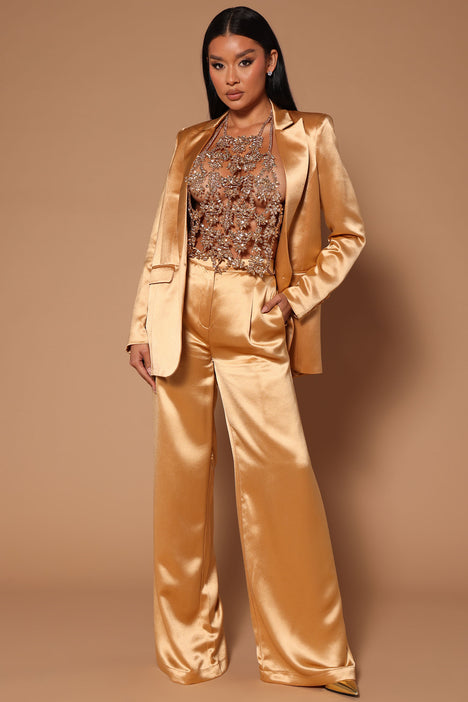 Global Desi Pants  Buy Global Desi Gold Festive Textured Pant Online   Nykaa Fashion