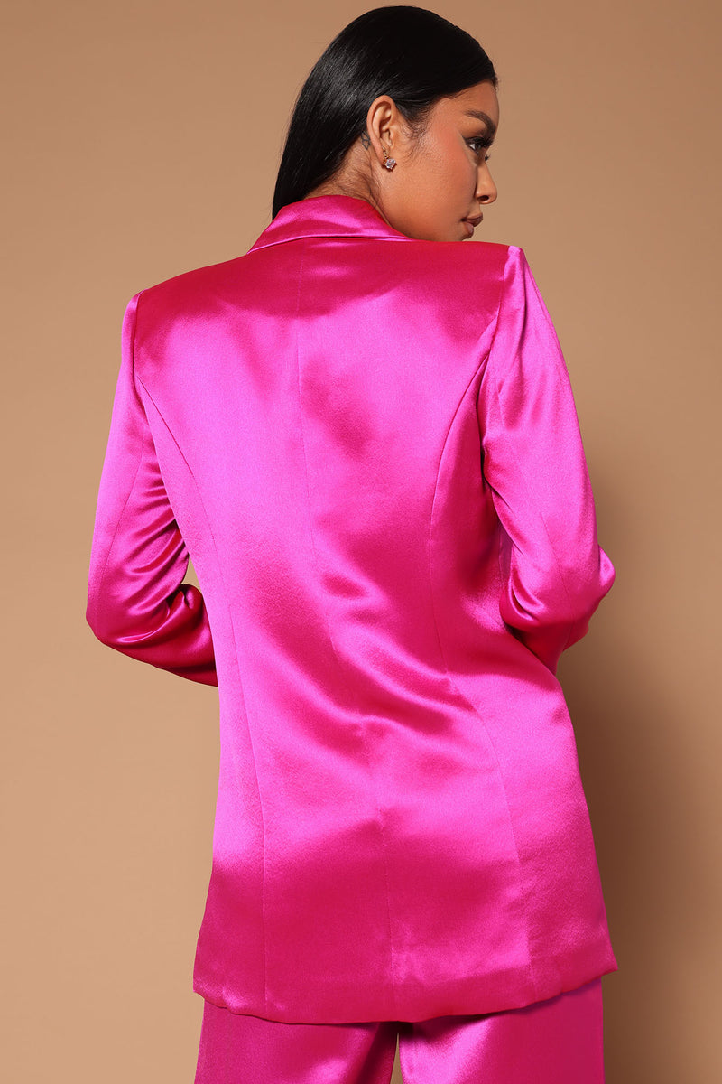 Brittney Satin Blazer - Pink | Fashion Nova, Luxe | Fashion Nova Brittney Satin Blazer - Pink | Fashion Nova, Luxe | Fashion Nova
