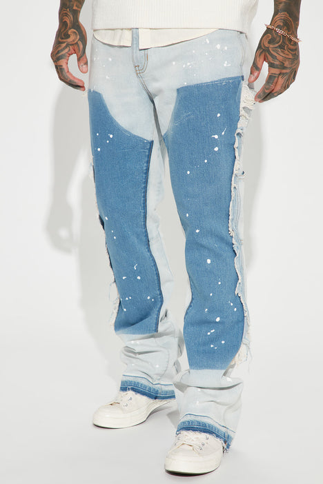 Fashion nova paint splatter jeans on sale
