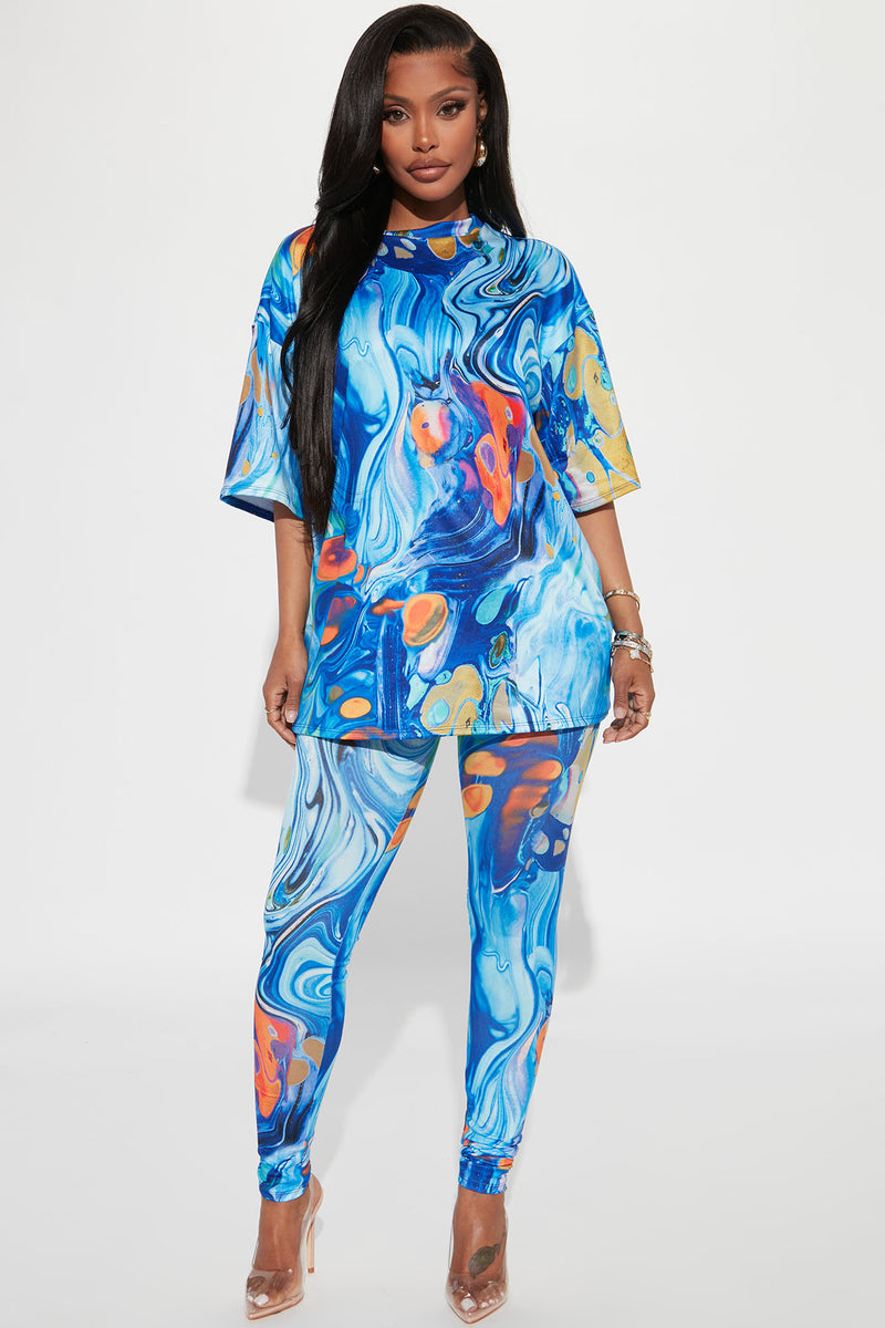 Out Of This World Legging Set - Blue | Fashion Nova, Matching Sets ...