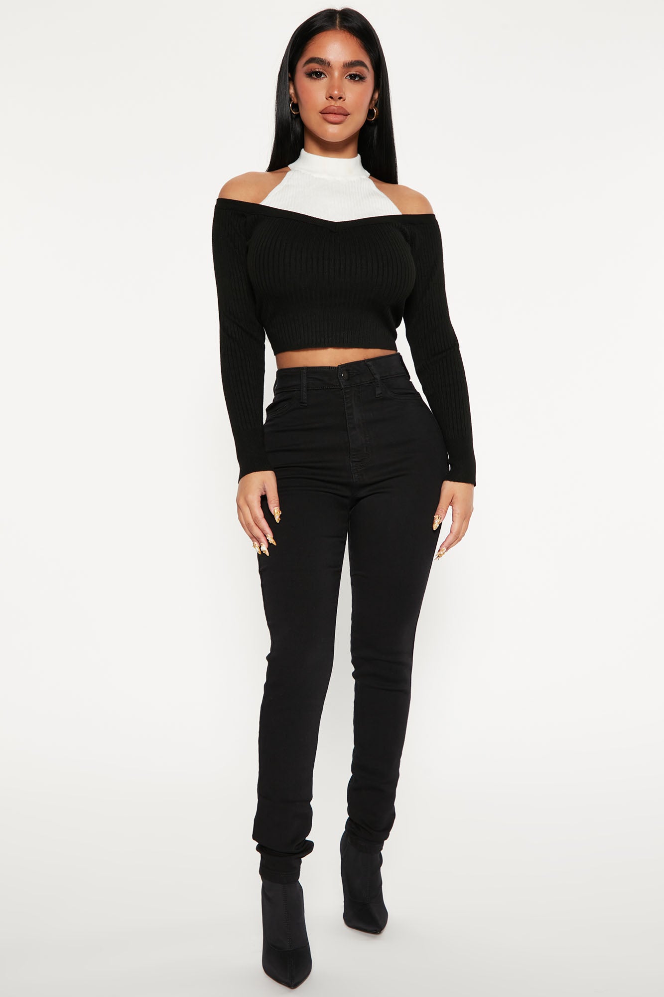 Fashion nova classic high waist skinny shop jeans black