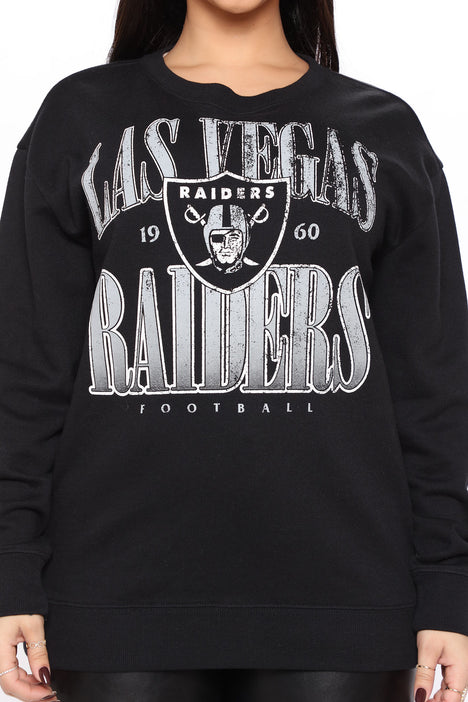 Las Vegas Raiders Sweatshirt - Black, Fashion Nova, Screens Tops and  Bottoms