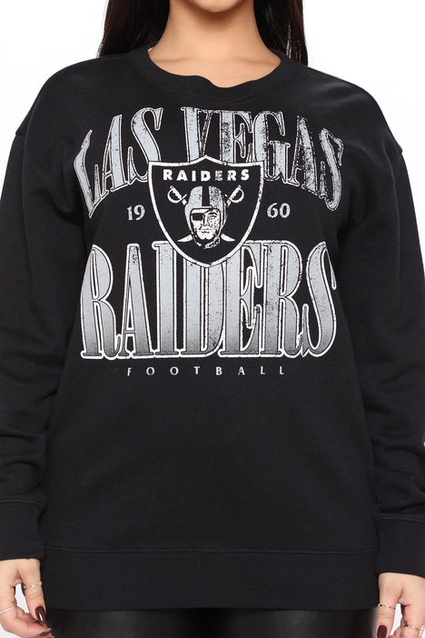 Women's Vintage Las Vegas Raiders Oversized NFL T-Shirt Dress M