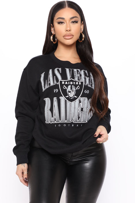 raiders women's sweatshirt