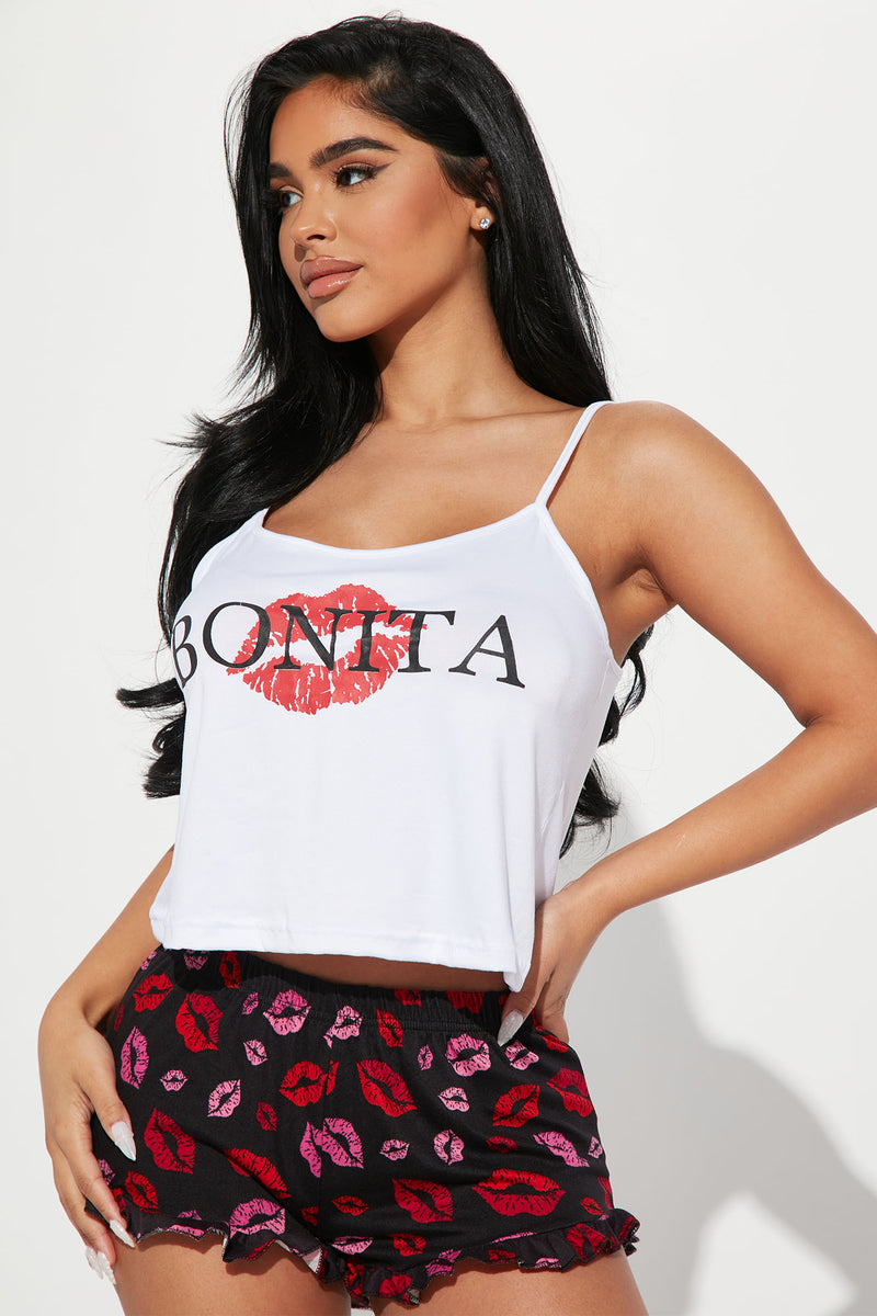 Bonita Kisses PJ Short Set - Black/combo | Fashion Nova, Lingerie ...