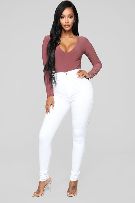 Perfectly Classic Skinny Jeans White