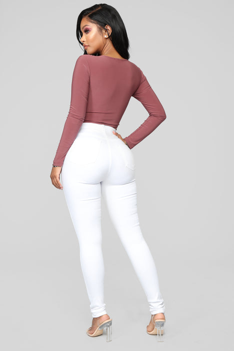 Perfectly Classic Skinny Jeans White