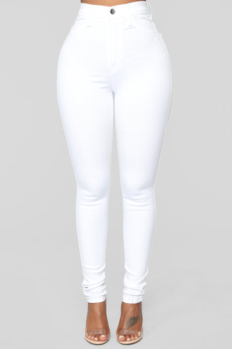 Perfectly Classic Skinny Jeans White