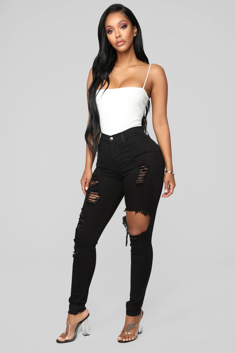 Fashion nova black ripped jeans new arrivals