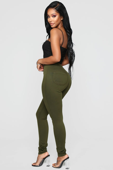 Super High Waist Denim Skinnies Olive Fashion Nova Jeans