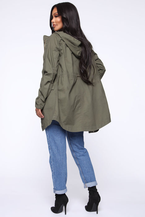Giving You Some Love Anorak Jacket Olive Fashion Nova Jackets