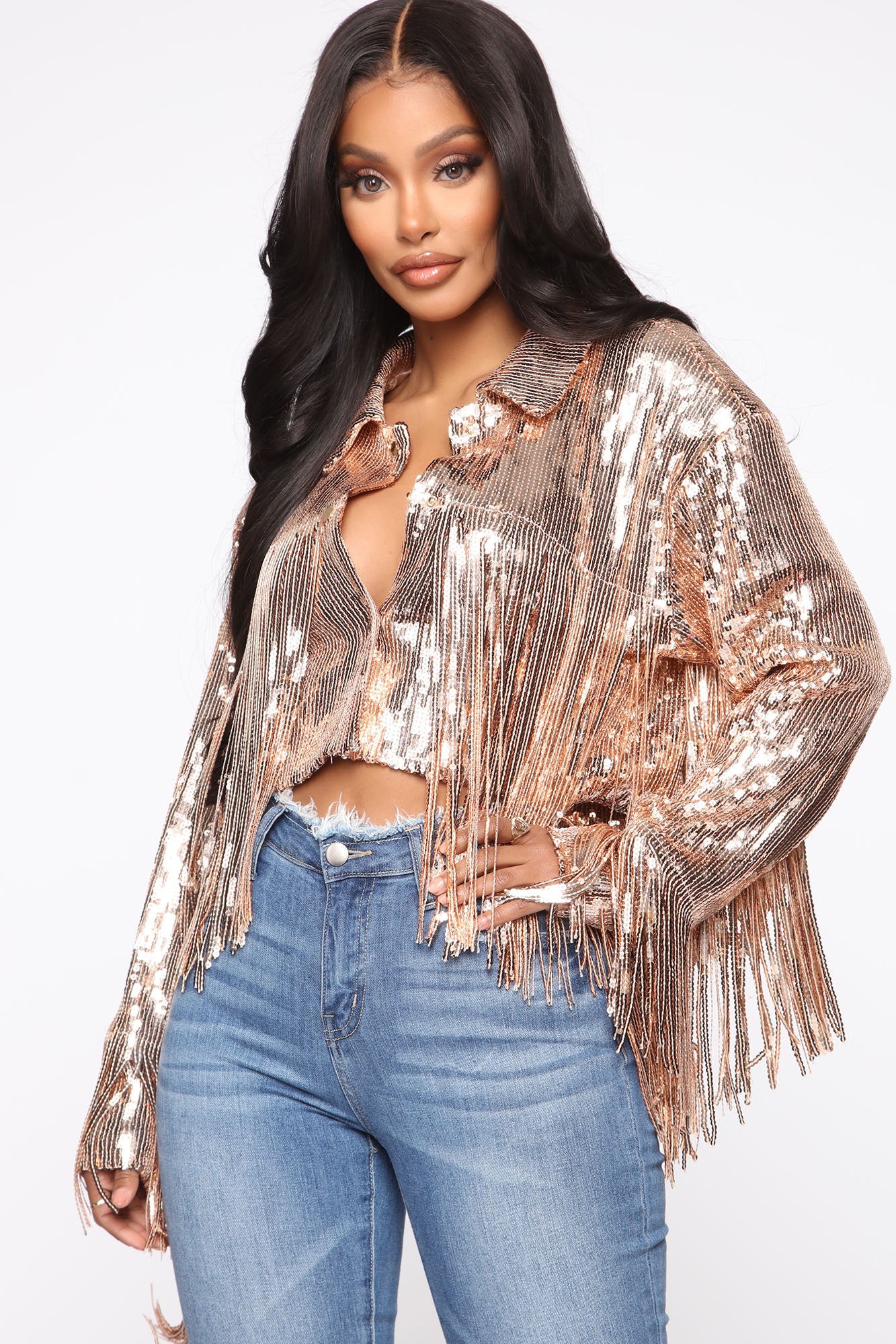Fashion nova new arrivals sequin jacket