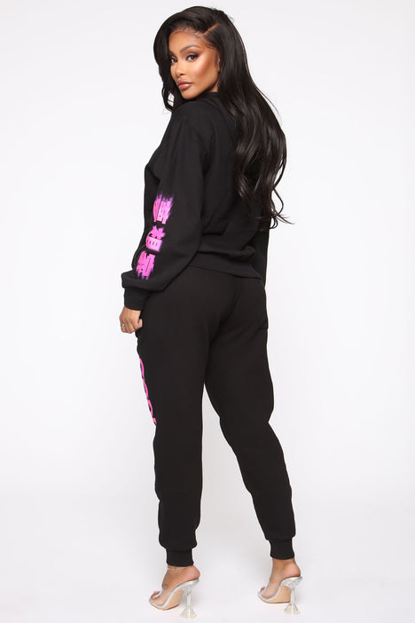 Goddess Sweatpants Black Fashion Nova Pants Fashion Nova