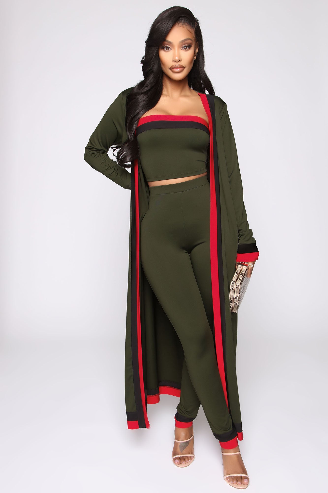3 piece outfit fashion nova clearance