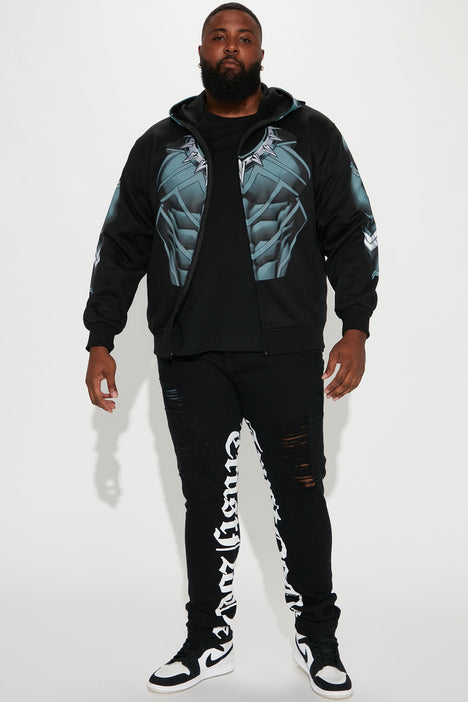 Black panther zip up hoodie online