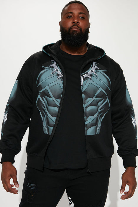 Black panther zip up hoodie store