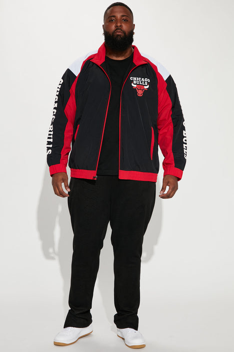 Chicago Bulls Varsity Jacket - Black/Red, Fashion Nova, Mens Jackets