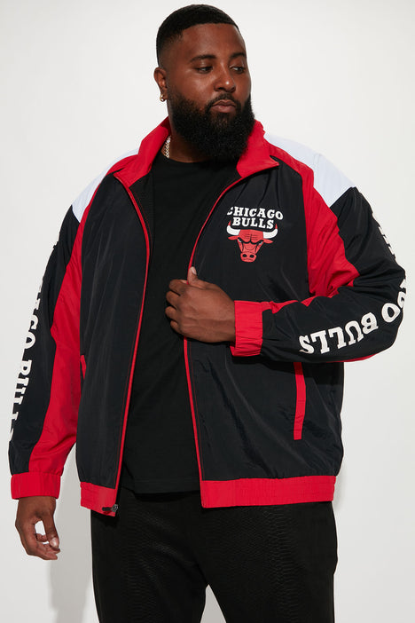 black and white bulls jacket