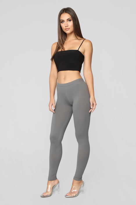 Grey fashion nova leggings deals