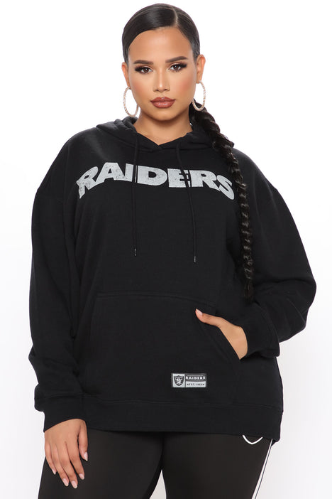 raiders zip up sweater