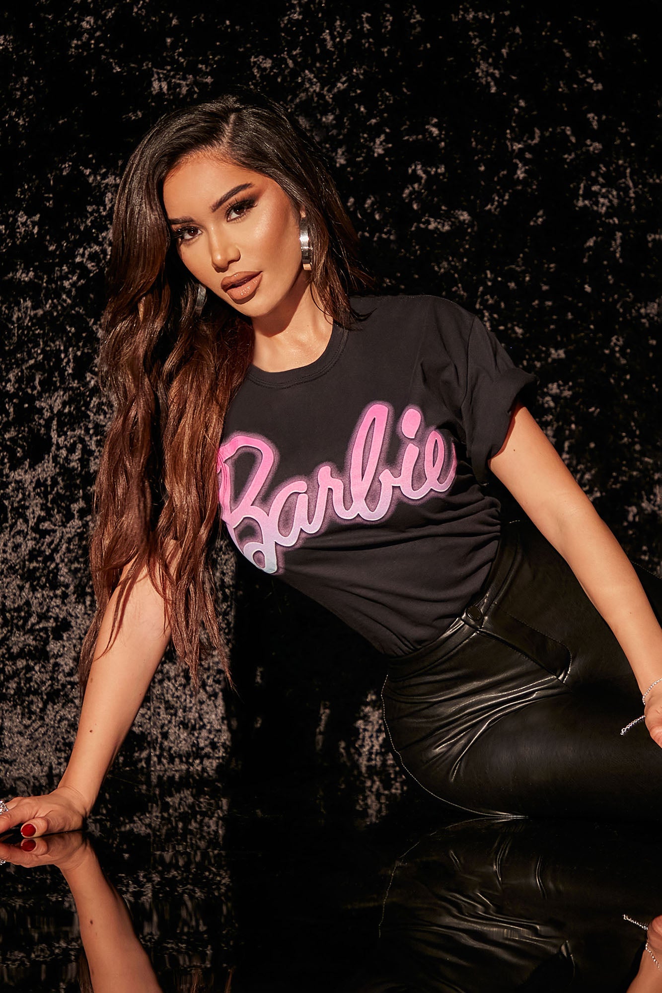 Black hot sale barbie top