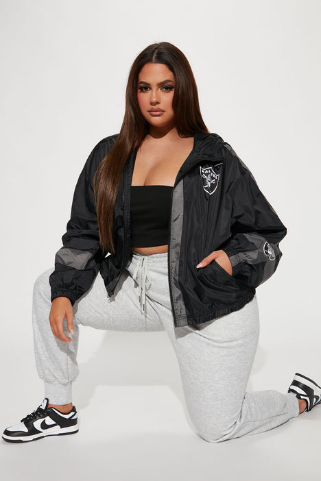 Raiders bomber shop jacket forever 21