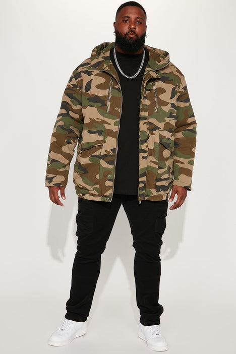 New look new arrivals camo parka