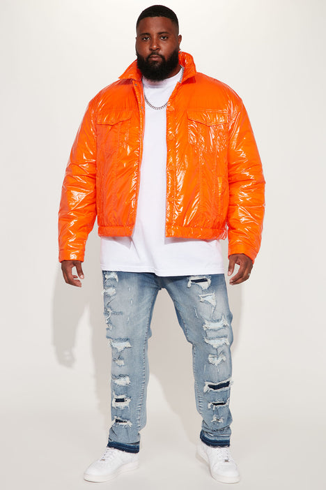 Orange 2025 trucker jacket