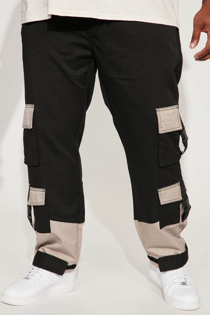 Utility Velcro Strap Pants Fashion Nova, Mens Pants