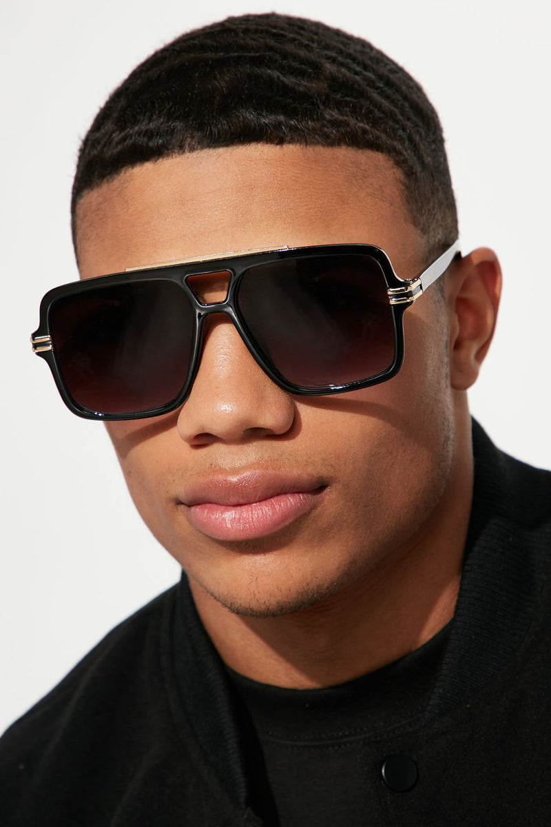 Hot Wave Sunglasses - Black/Gold | Fashion Nova, Mens Sunglasses ...
