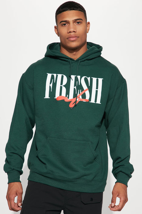 Fresh AF Hoodie Green Fashion Nova Mens Graphic Tees