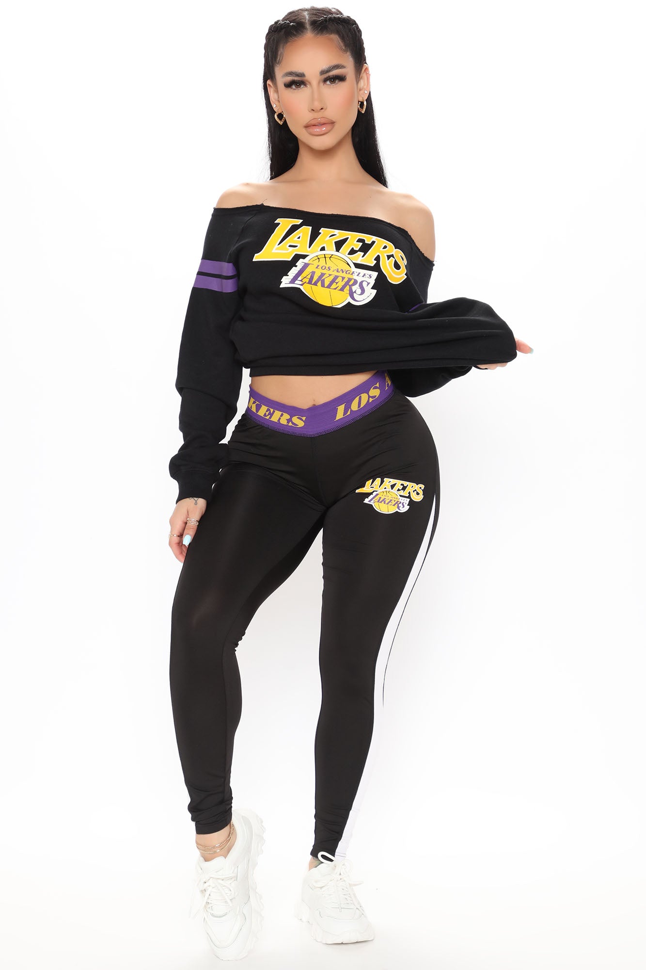 lakers yoga pants