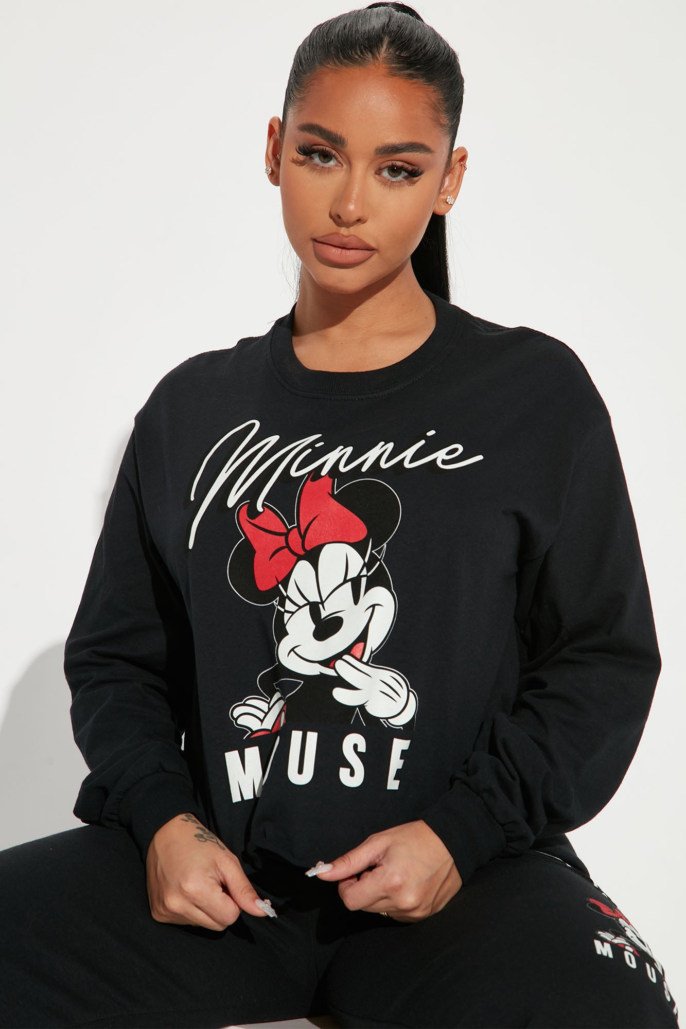 Minnie mouse long sleeve shop top